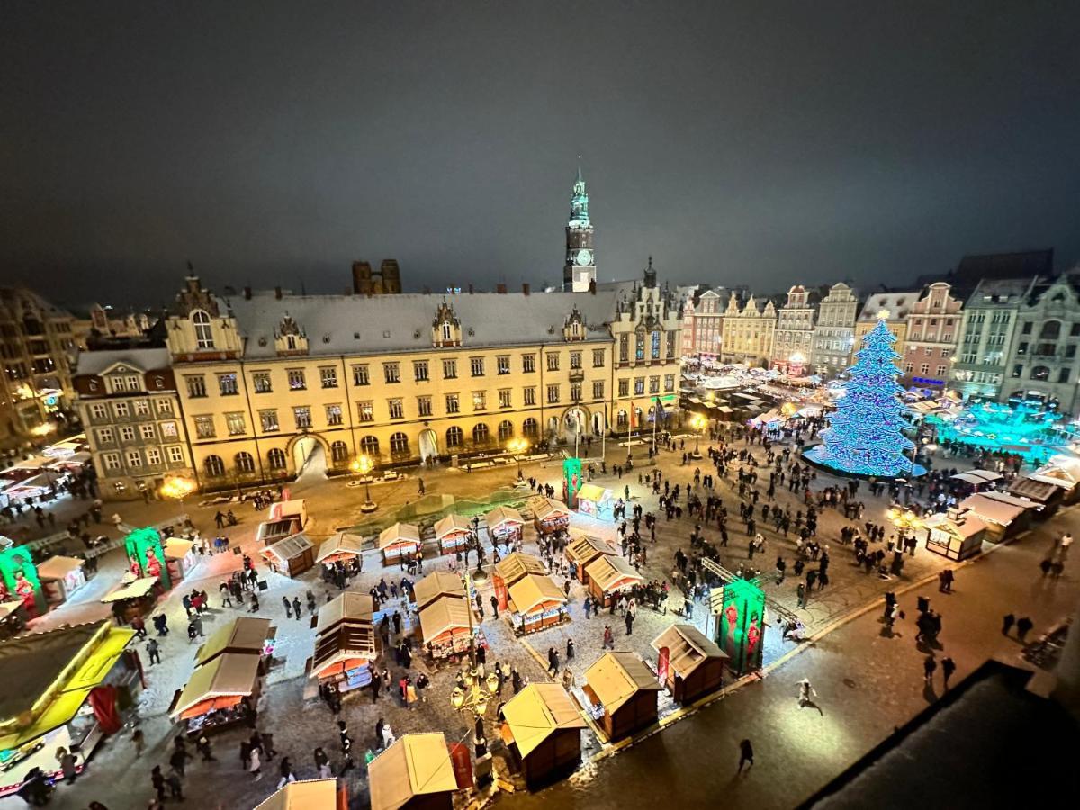 Appartamento Magiczne Gniazdko Na Samym Rynku Breslavia Esterno foto